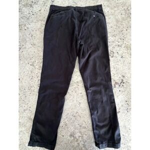 George Slim Fit Black Chino Pants Men's 32x30